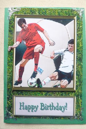 Footy Card Front by Rosina Walker