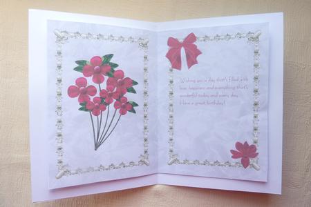 Pink Floral A5 Insert by Rosina Walker