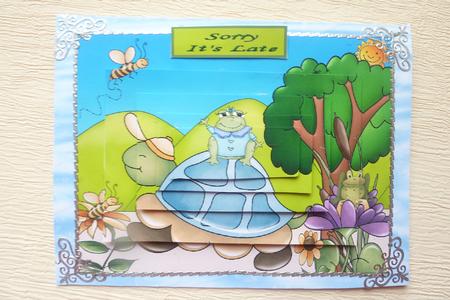 Belated Birthday Turtle Pyramage by Rosina Walker