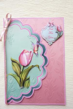 Stunning Floral Envelope Card by Rosina Walker