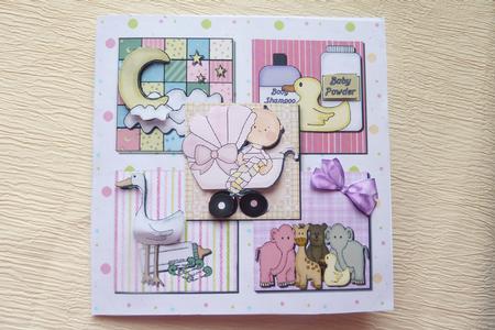 Baby Pink Squares by Rosina Walker