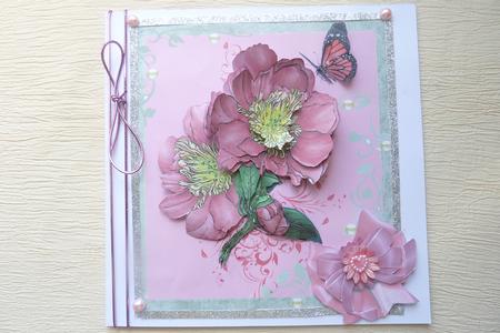 Camellia on Pink Card Kit by Rosina Walker