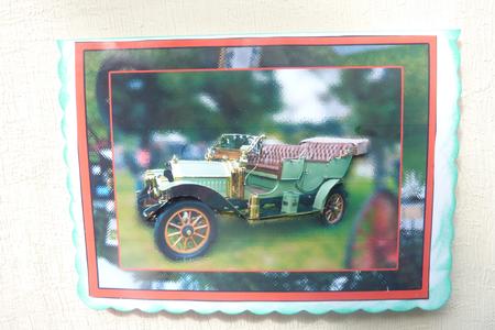 Vintage Car Pyramid by Rosina Walker