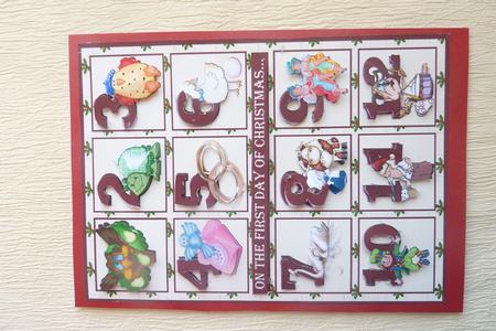 12 Days of Christmas Card Toppers by Rosina Walker