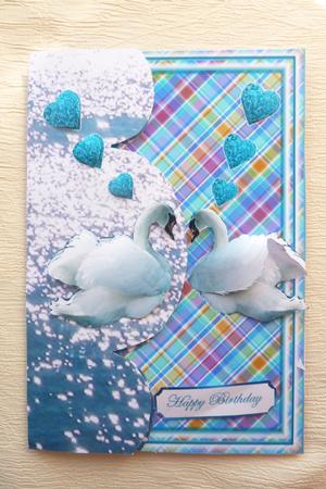 Swans in Love by Rosina Walker