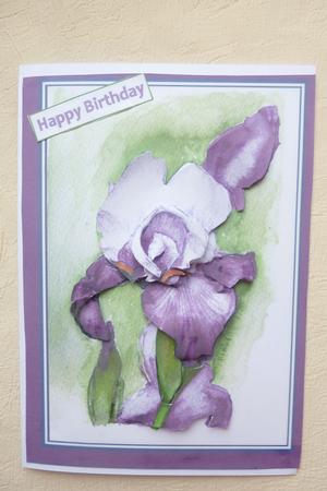 Lavendar Iris by Rosina Walker