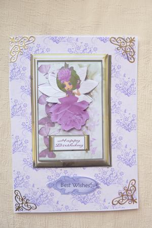 Lilac Butterflies and Swirls Backing Paper by Rosina Walker