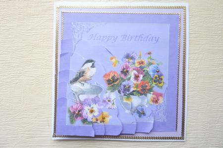 A Bowl of Flowers Corner Stacker by Rosina Walker