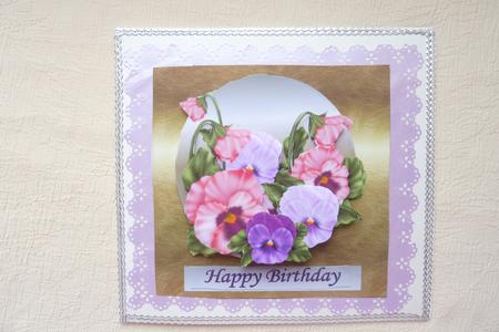 Pansy in Frame Step by Step by Rosina Walker
