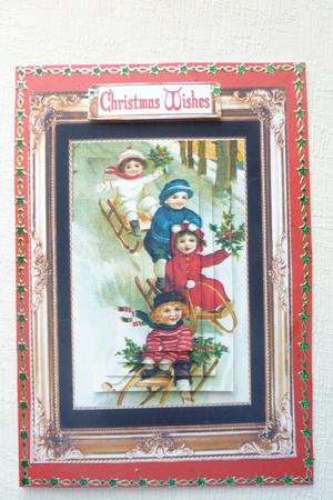 Vintage Christmas Pyramid Topper by Rosina Walker