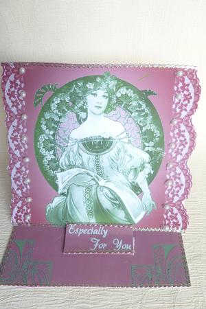 Just for You Easel Card by Rosina Walker