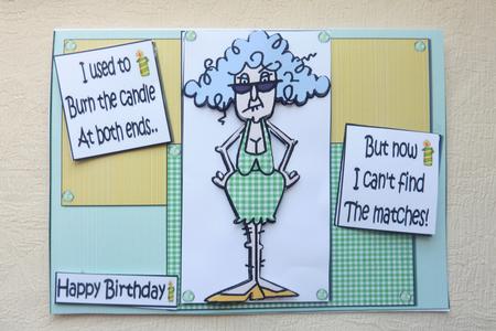 Stella Burns the Candle at Both Ends Quick Card by Rosina Walker