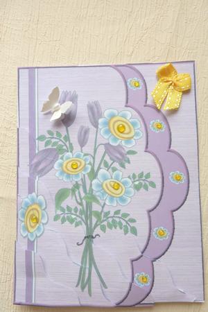 Pastel Flowers Side Stacker by Rosina Walker