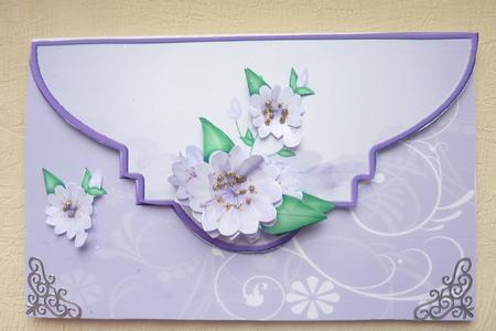 Lilac Silk Flowers by Rosina Walker