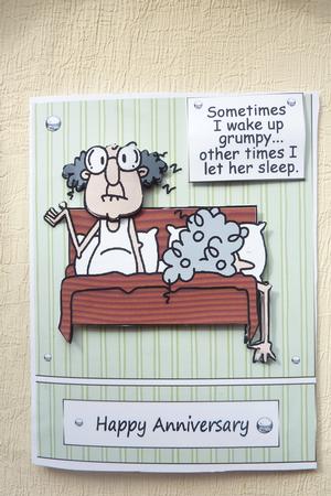 Wake Up Grumpy Easel Card by Rosina Walker