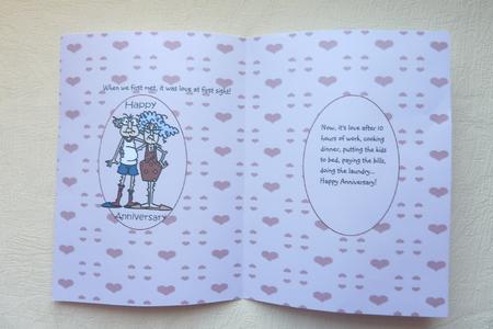 Stella and Gus Anniversary Insert by Rosina Walker