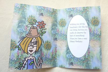 Happy Birthday Petal Insert by Rosina Walker