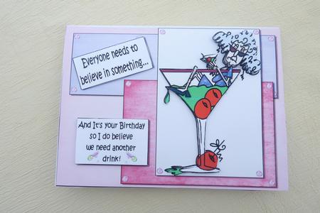 Sella's Sat in the Cocktail Glass by Rosina Walker