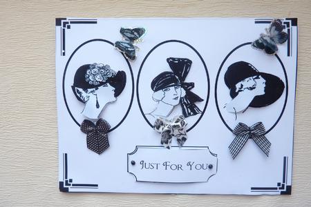 Black & White Quick Card by Rosina Walker