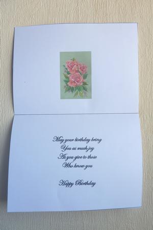 Birthday Insert by Rosina Walker