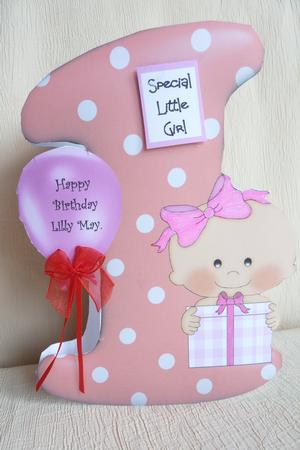 1 Today Birthday Girl Shaped Card by Rosina Walker