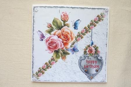 Rose and Butterfly Delight Birthday, Thank You, Get Well by Rosina Walker