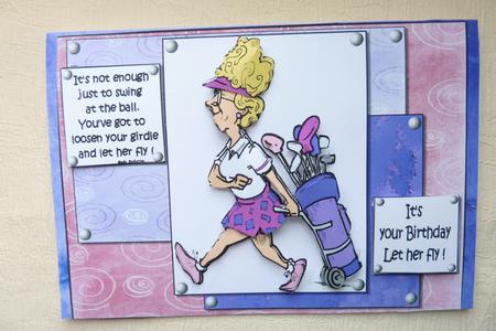 Milly Plays Golf for Her Birthday by Rosina Walker