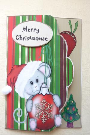 Christmouse 3 Scalloped by Rosina Walker