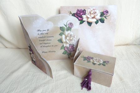 Rose Wrap Around Card Kit by Rosina Walker