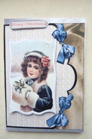 Vintage Snow Girl by Rosina Walker