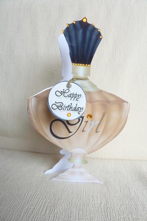 Perfume Bottle Gold by Rosina Walker