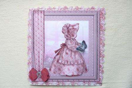 Pink Sunbonnet Sue by Rosina Walker