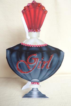 Perfume Bottle Black by Rosina Walker