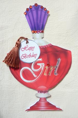 Perfume Bottle Red by Rosina Walker