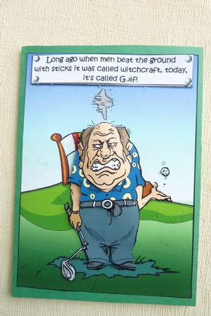 Gordon the Golfer Plays Golf by Rosina Walker
