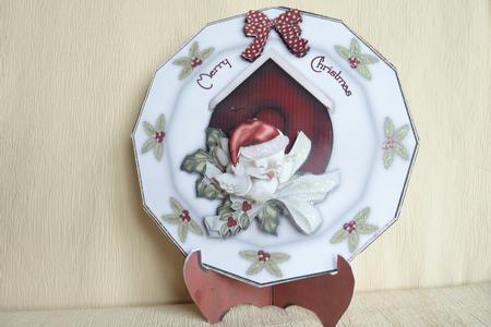 The Christmas Sparrow Plate Card Kit by Rosina Walker