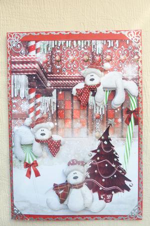 Polar Bears Christmas Fair by Rosina Walker