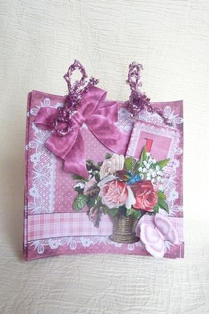 Turnover Calender Style 3D Card by Rosina Walker