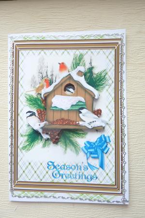 Chickadees and Robins by Rosina Walker