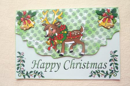 Little Reindeer with Bells A4 by Rosina Walker