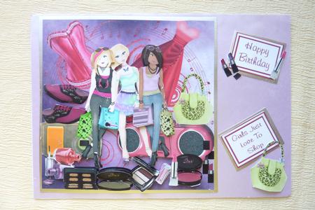 Girls Just Love to Shop by Rosina Walker
