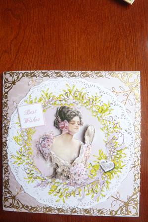 Beauty in a Lace Frame by Rosina Walker