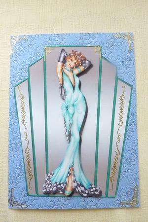 Art Deco A5 Topper by Rosina Walker