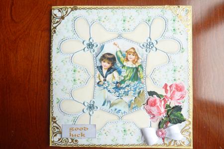 Vintage Butterflie Frame by Rosina Walker