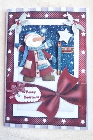 That Frosty Feeling Card Front with Step by Step by Rosina Walker