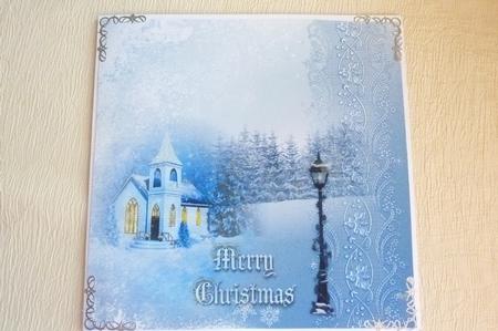 Winter Scene 8x8 Card by Rosina Walker
