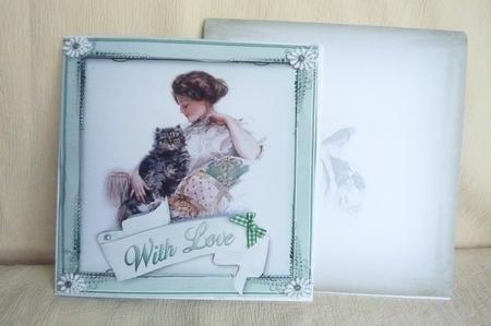Relaxing Gentlewoman 8x8 Card Kit by Rosina Walker