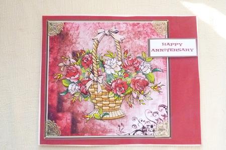 Basket of Roses by Rosina Walker