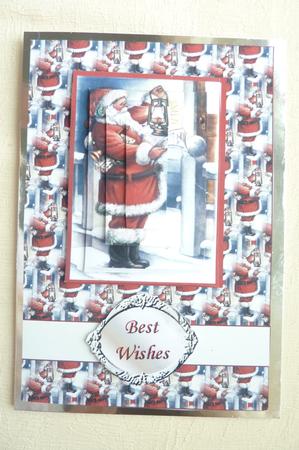 Another Vintage Santa by Rosina Walker