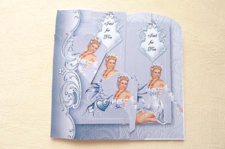 Blue Fairy Card Bookmark by Rosina Walker